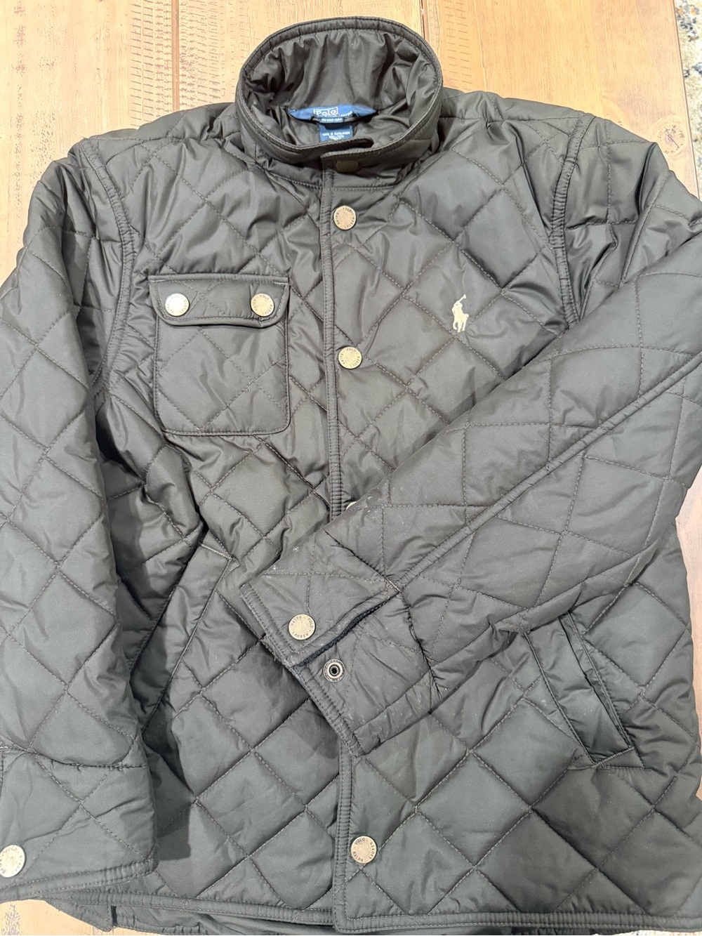 Ralph Lauren Quilted Chocolate Brown Kids Jacket